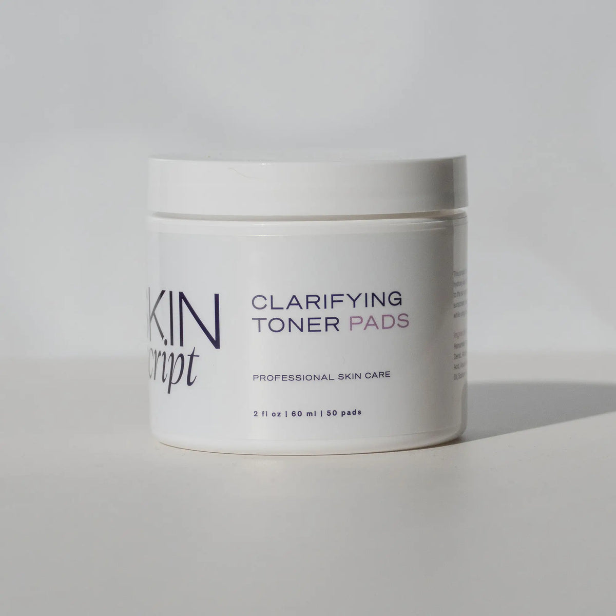 Skin Script Clarifying Toner Pads